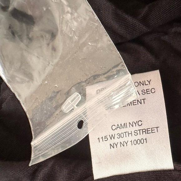 CAMI NYC BLACK BURNOUT VELVET ZEBRA TOP - Picture 8 of 10